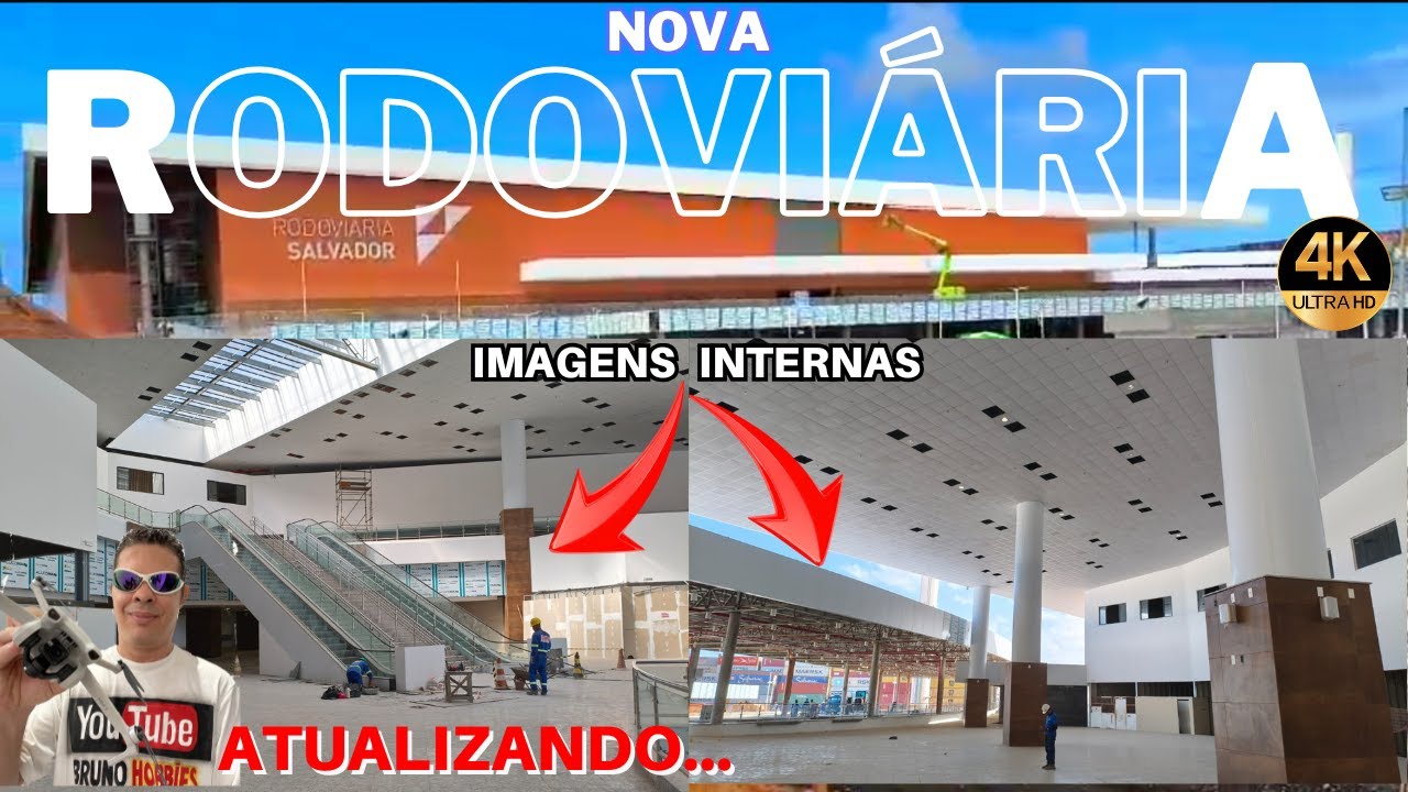 OBRA: A NOVA RODOVIÁRIA DE SALVADOR! IMAGENS INTERNAS 10/09/2025#obra #rodoviária #salvador #br324