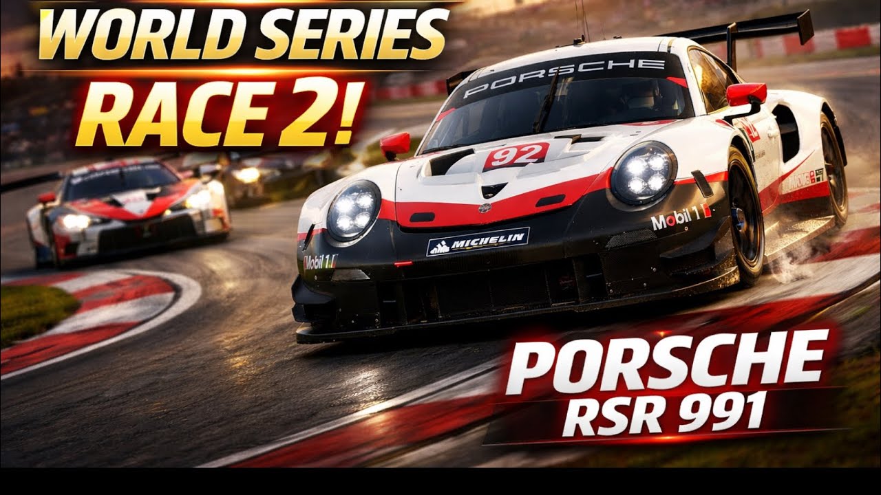 GT7 World Series RACE 2 🔥 Porsche RSR 991 Dominates! #gt7 #racing #subscribe #reach 
