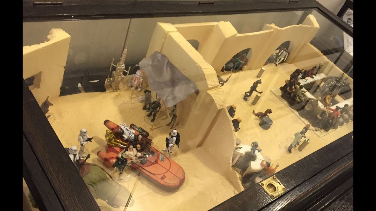 My Biggest Star Wars Diorama Yet (At Local Library, Aug 2016)