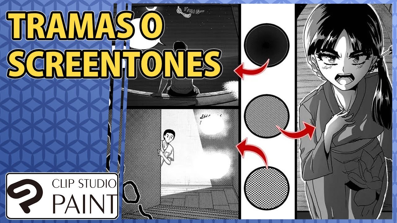 Como usar Tramas en ClipStudio / Manga / Screentones