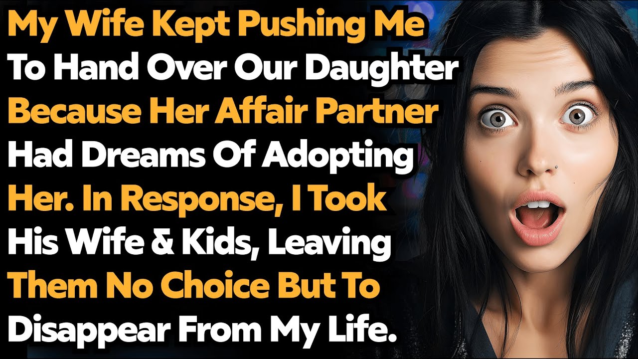 Cheating Wife Pushing Me To Hand Over Our Daughter Cuz Her Affair Partner Had Dreams Of Adopting Her