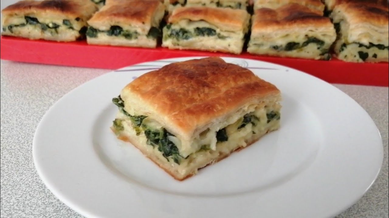 MİLFÖYLÜ VE YUFKALI BÖREK /HARİKA BİR ISPANAKLI BÖREK TARİFİ /DENEMEYEN KALMASIN!!