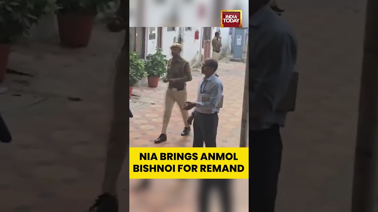 NIA Brings Gangster Anmol Bishnoi for Remand | Lawrence Bishnoi's Brother Anmol