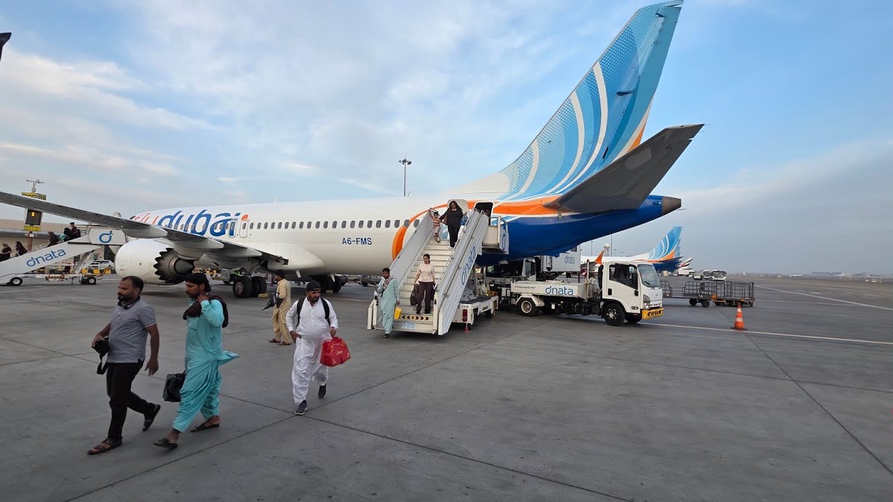 Fly Dubai Airline l Islamabad To Dubai l 4k Result 