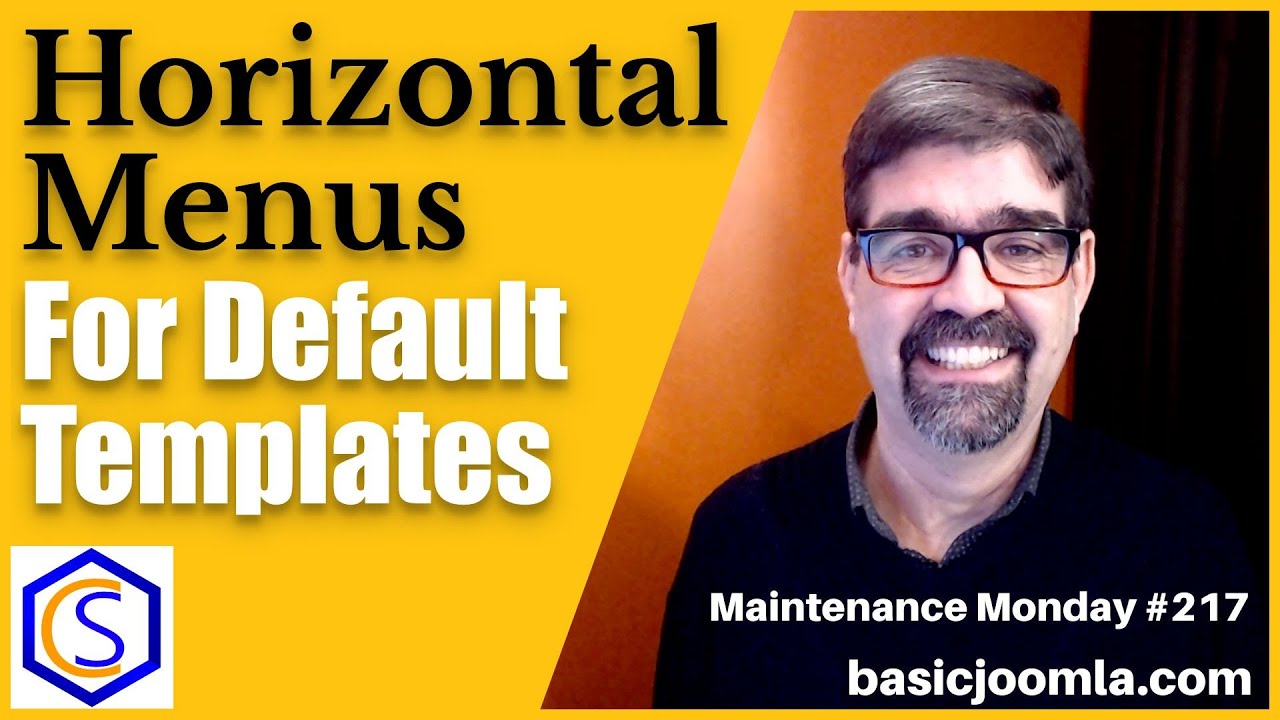 How to Make a Menu Horizontal in Default Joomla Templates - 🛠 MM #218