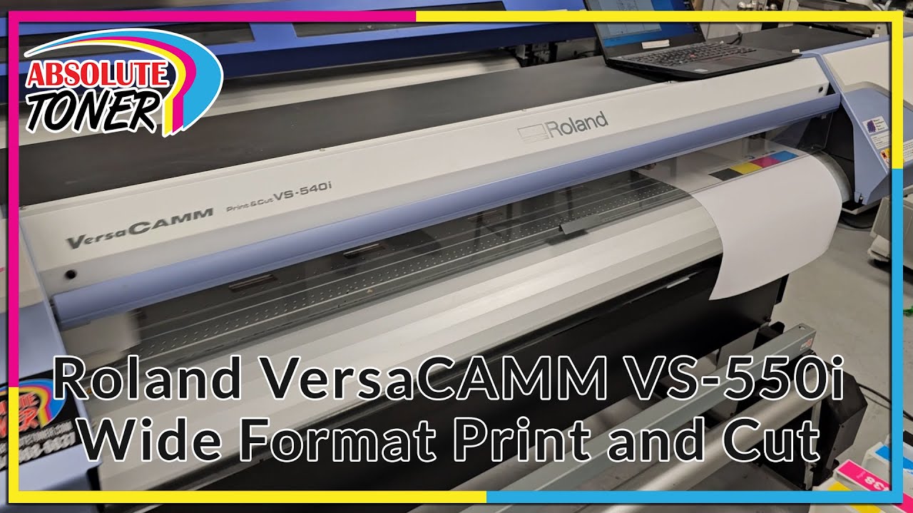 Roland VersaCAMM Print and Cut VS-540i Wide Format Production Printer and Cutting Plotter