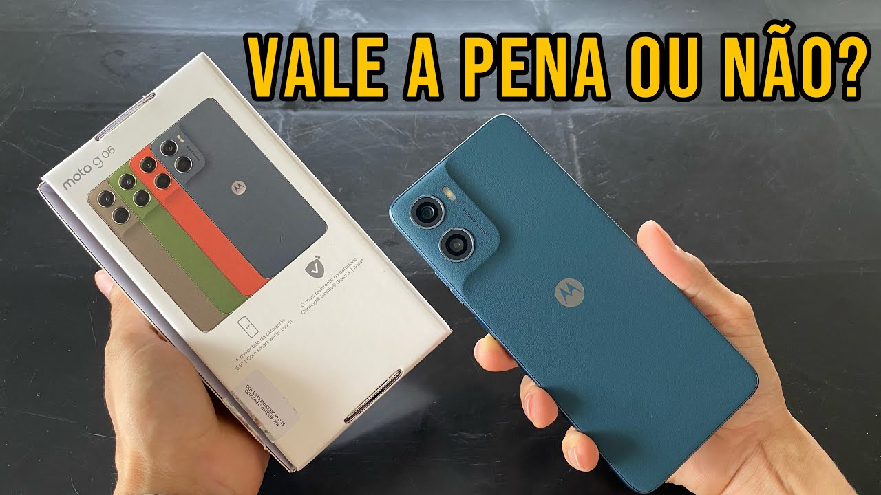 MOTOROLA MOTO G06 128GB VALE A PENA? REVIEW COMPLETO + TESTE REAL 
