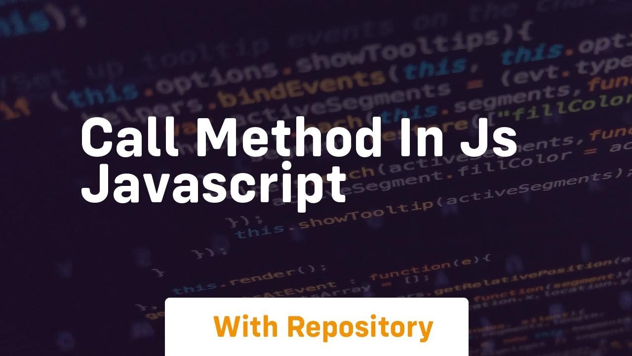 Call method in js javascript