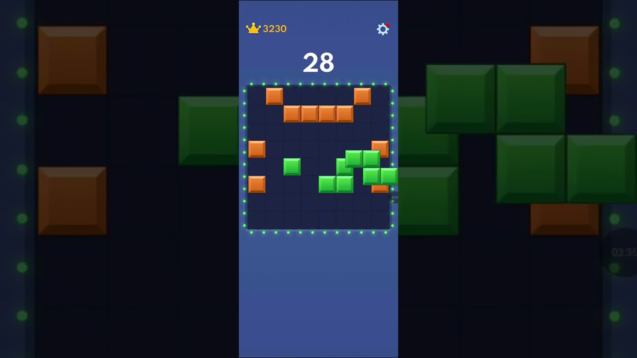 Jugando block blast la copia de tetris