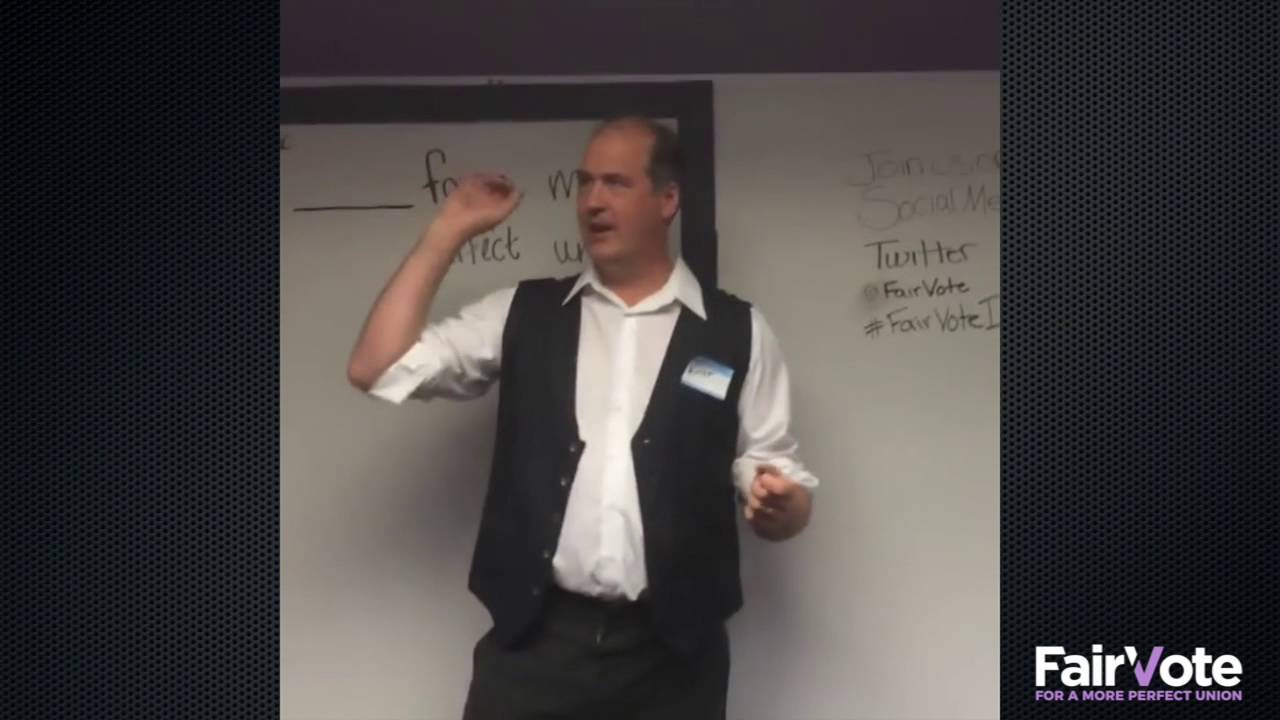 Krist Novoselic Speaks at FairVote's Open House