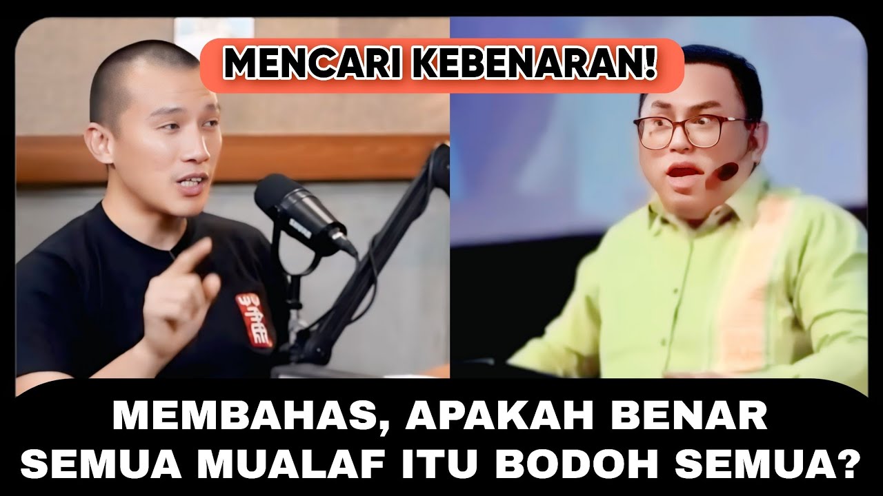 “Semua Mualaf Bodoh❓” Klarifikasi & Pandangan Ustadz Felix Siauw dan Pendeta Esra Soru❗