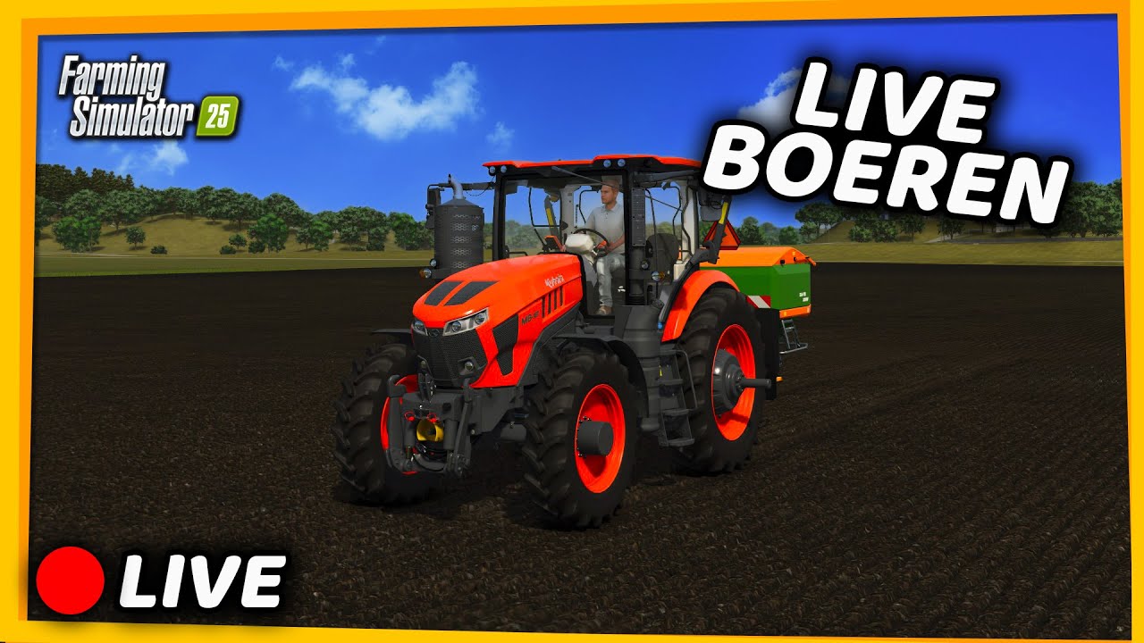 LIVE BOEREN OP FARMING! // Farming Simulator 25 #60 (NL)