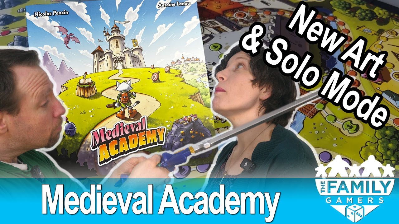 Medieval Academy - board game review in a SNAP!