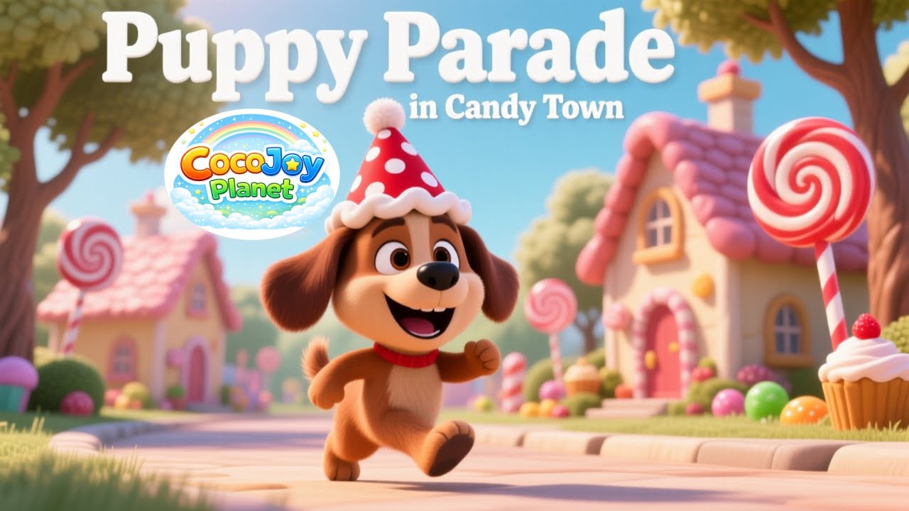 Puppy Peluche’s Happy Parade! 🐶🎉 Super Fun Kids Song & Dance | Nursery Rhymes 