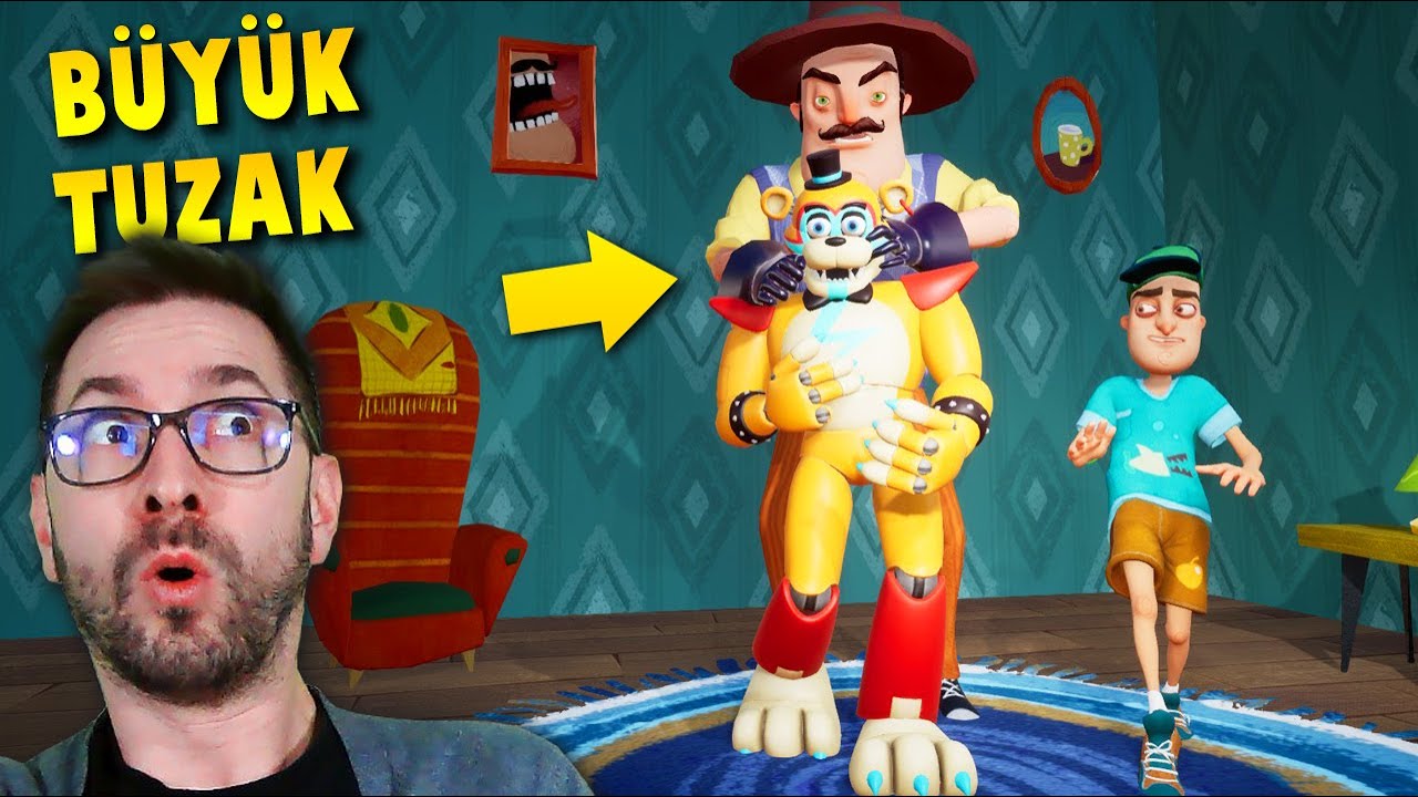 Bıyıklının Tuzağına Düştüm, Hello Neighbor Mod Freddy Boxy Boo