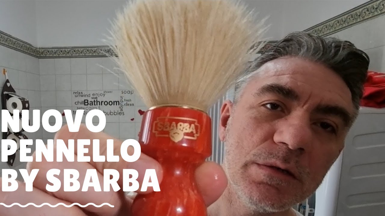 Rasatura barba di una settimana e prova nuovo pennello Sbarba. #rasaturatradizionale #barbershop
