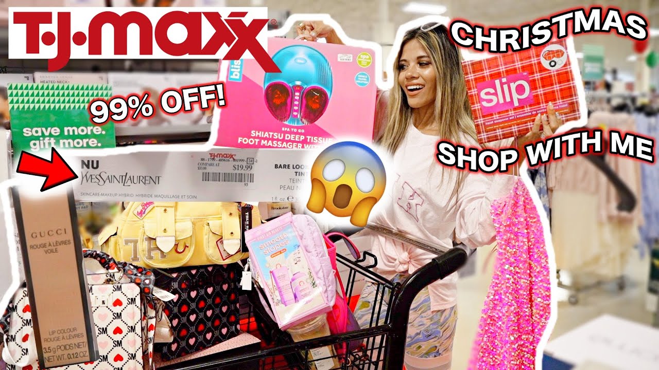 TJ MAXX RED TABLES ARE INSANE RIGHT NOW 🎄 99% OFF Luxury Christmas Gift Sets! Shop With Me 2025