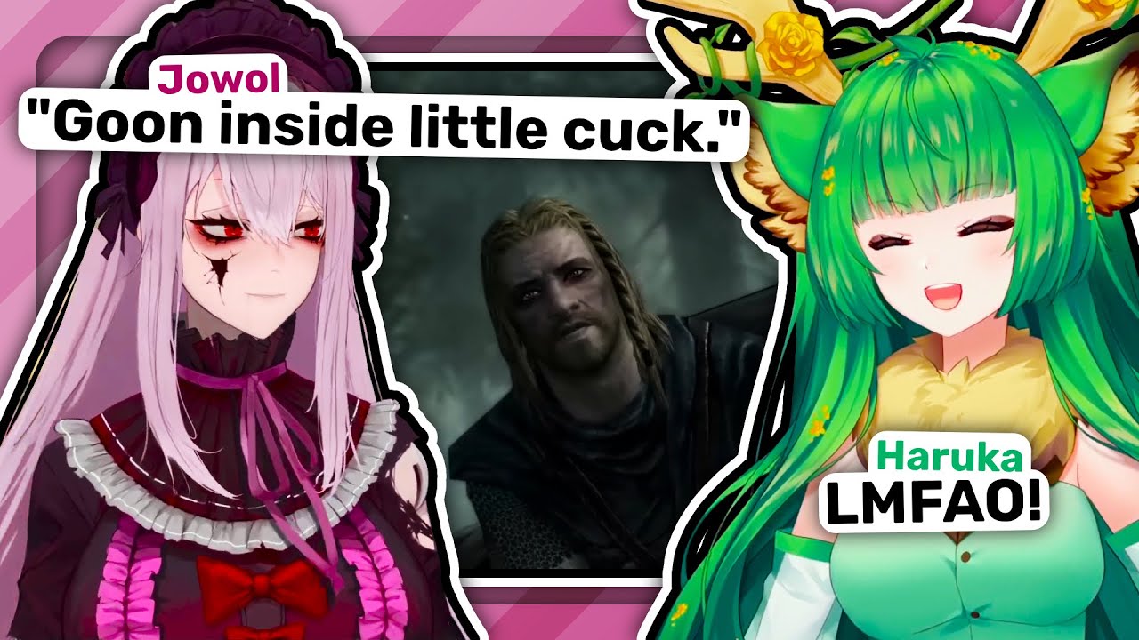 Haruka and Jowol can't stop laughing reacting to: Skyrim Intro But It's Brainrot (Gen Alpha Slang)&hellip;