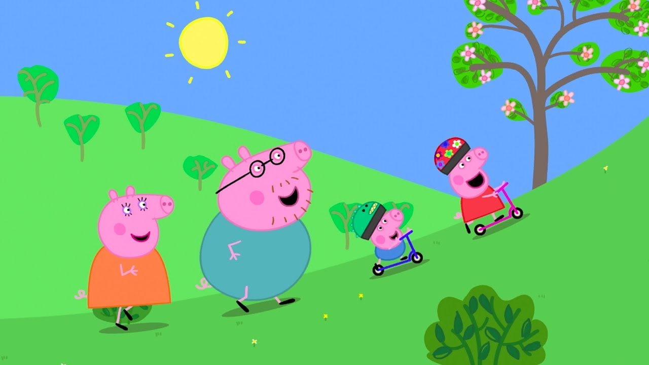 La carrera de scooters | Peppa Pig en Español Episodios Completos