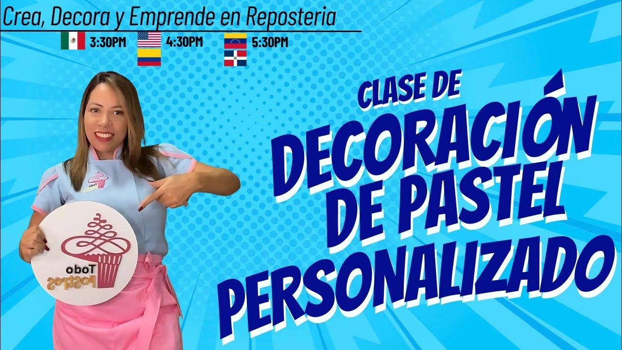 Clase de Decoración de Pastel Personalizado