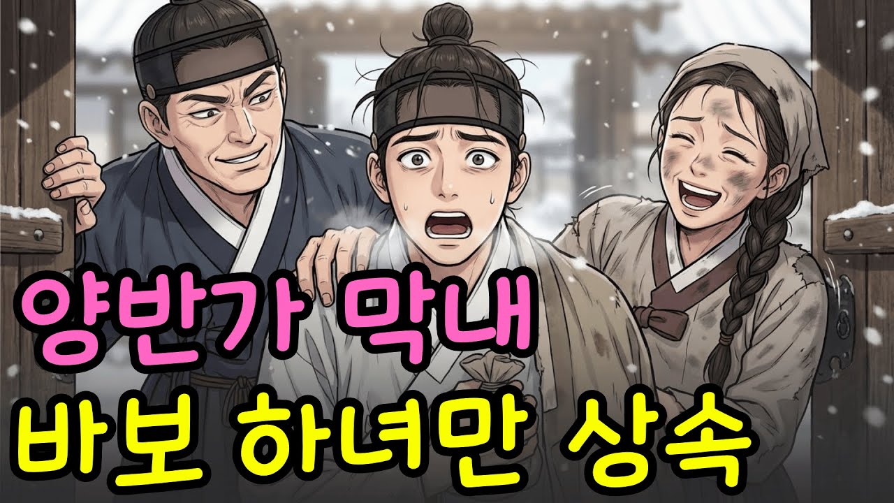 양반가 막내는 상속으로 오직 바보 하녀 하나만 받았다 | 야담·민담·전설·설화·옛날이야기·오디오북