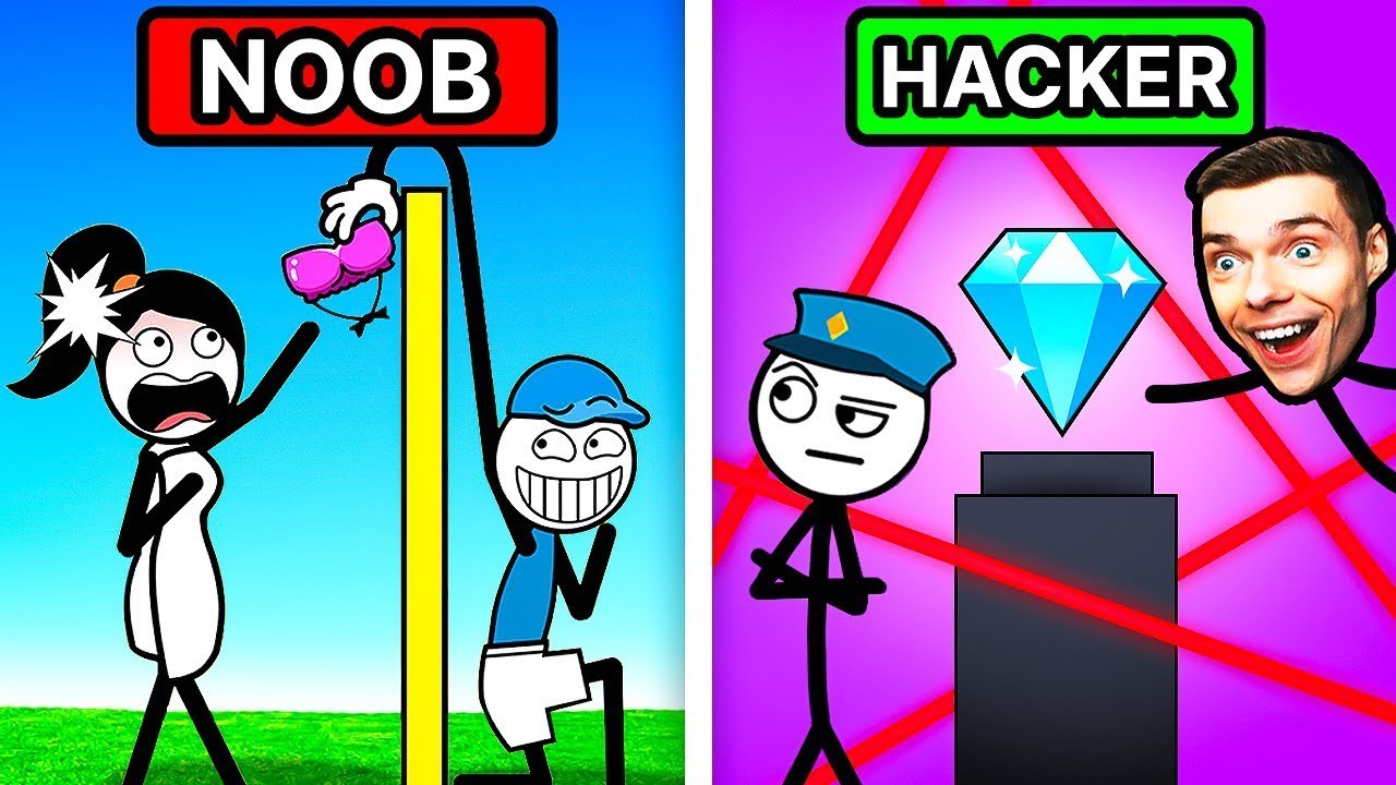 NOOB vs PRO vs HACKER THIEF PUZZLE (Ladrón Puzzle)