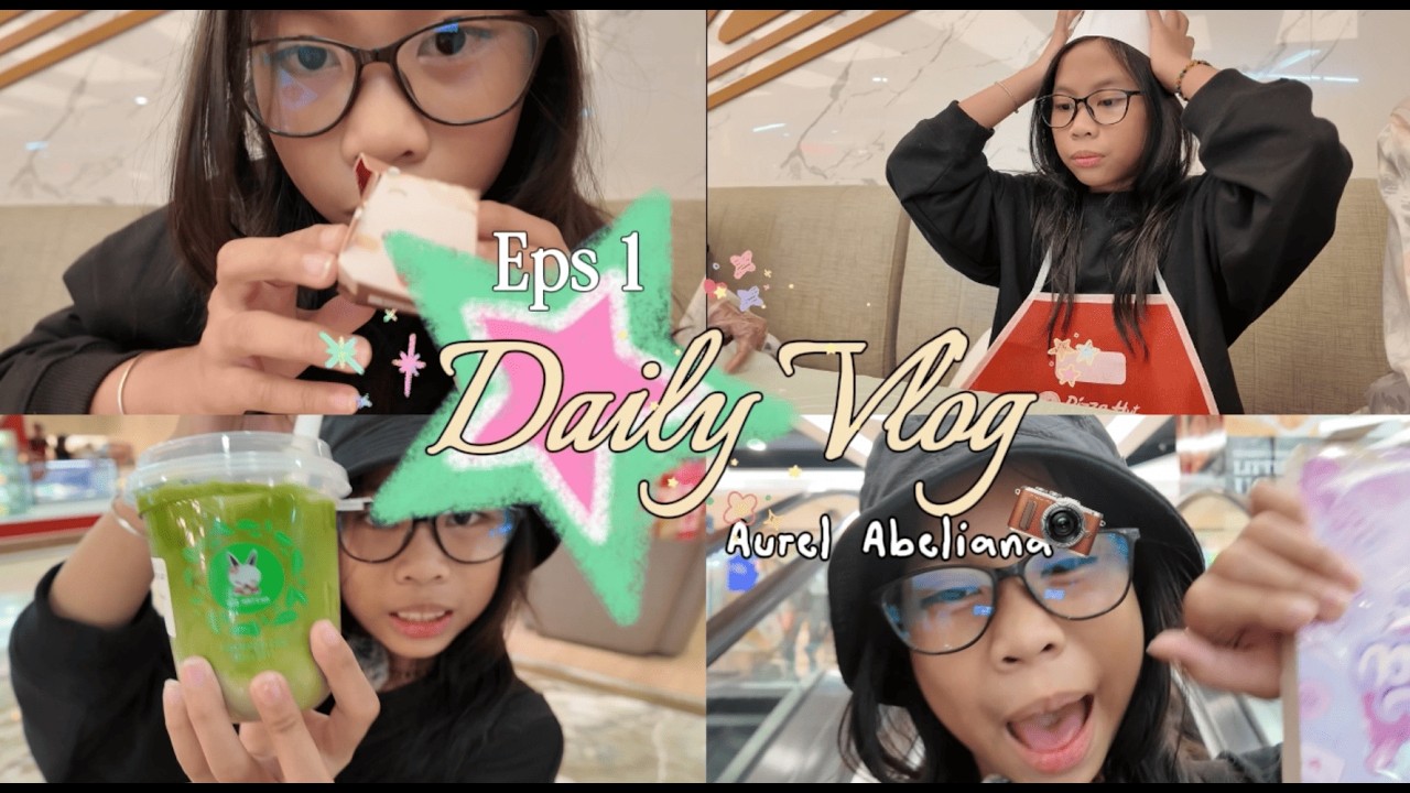 daily vlog✨ jalan jalan bikin pizza, jajan matcha , sampai beli buku bersama akuu!!