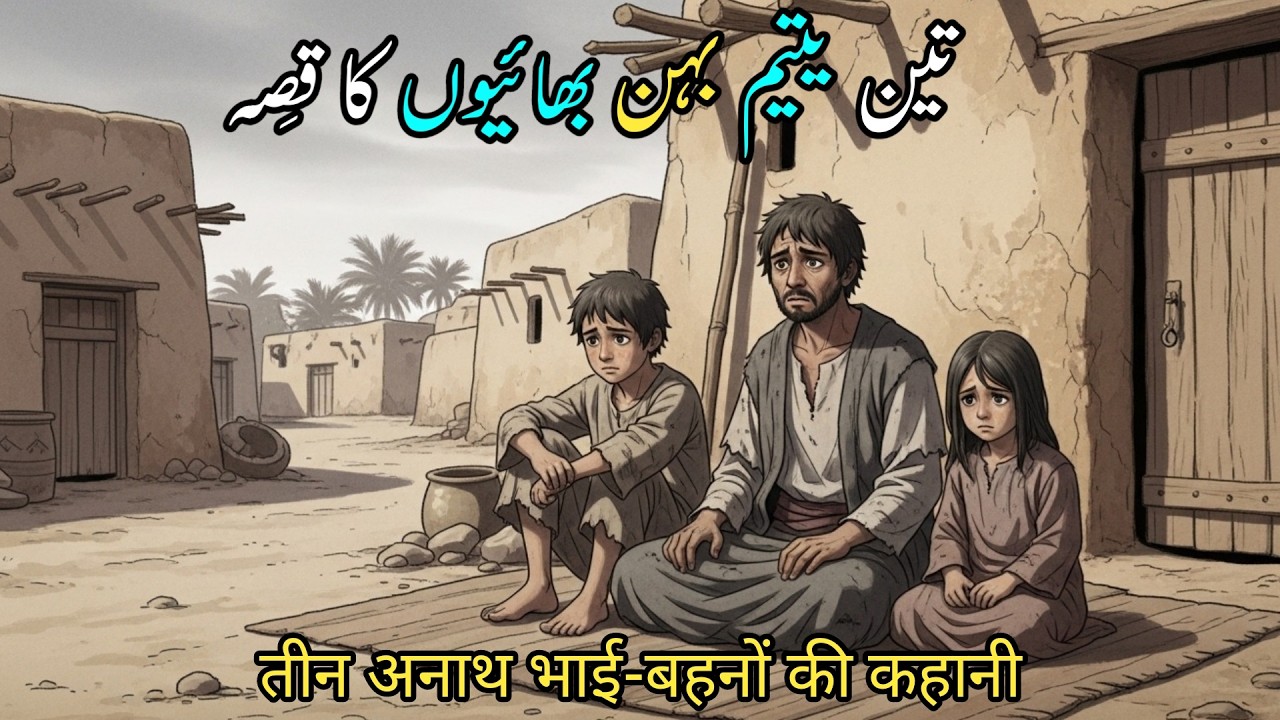 Tin Yatim Bahan Bhaion ka Qasah  #islamic story #urdu story