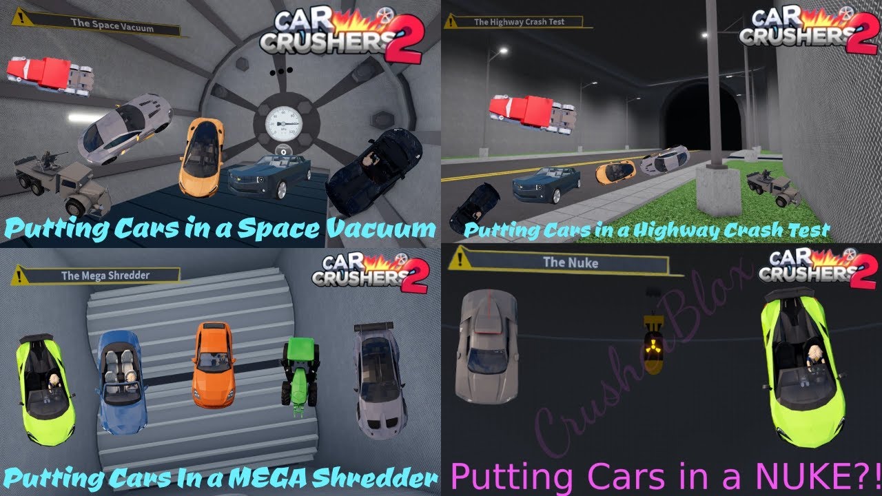 Putting Different Cars Through Different Crusher 7 - Car Crushers 2