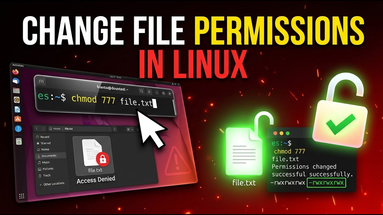 Как изменить права доступа к файлам в Linux