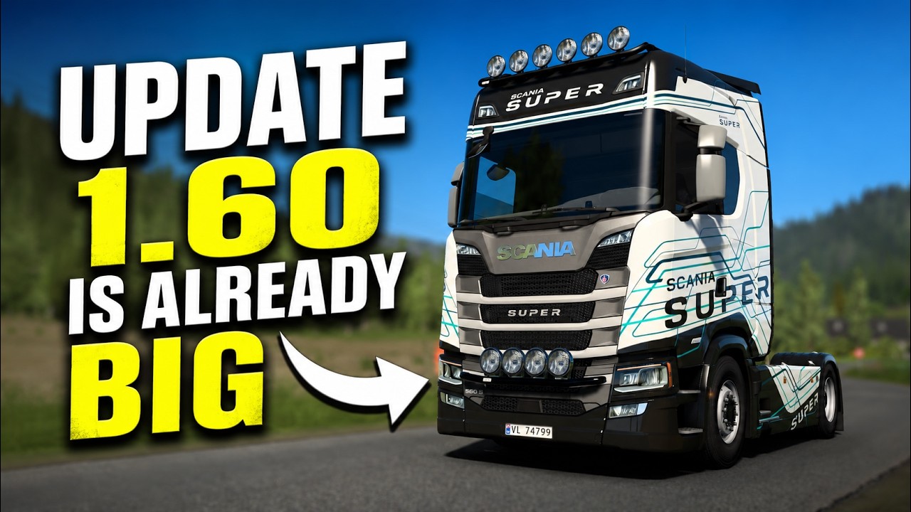 Скоро выйдет обновление 1.60 для ETS2/ATS, и оно будет масштабным...