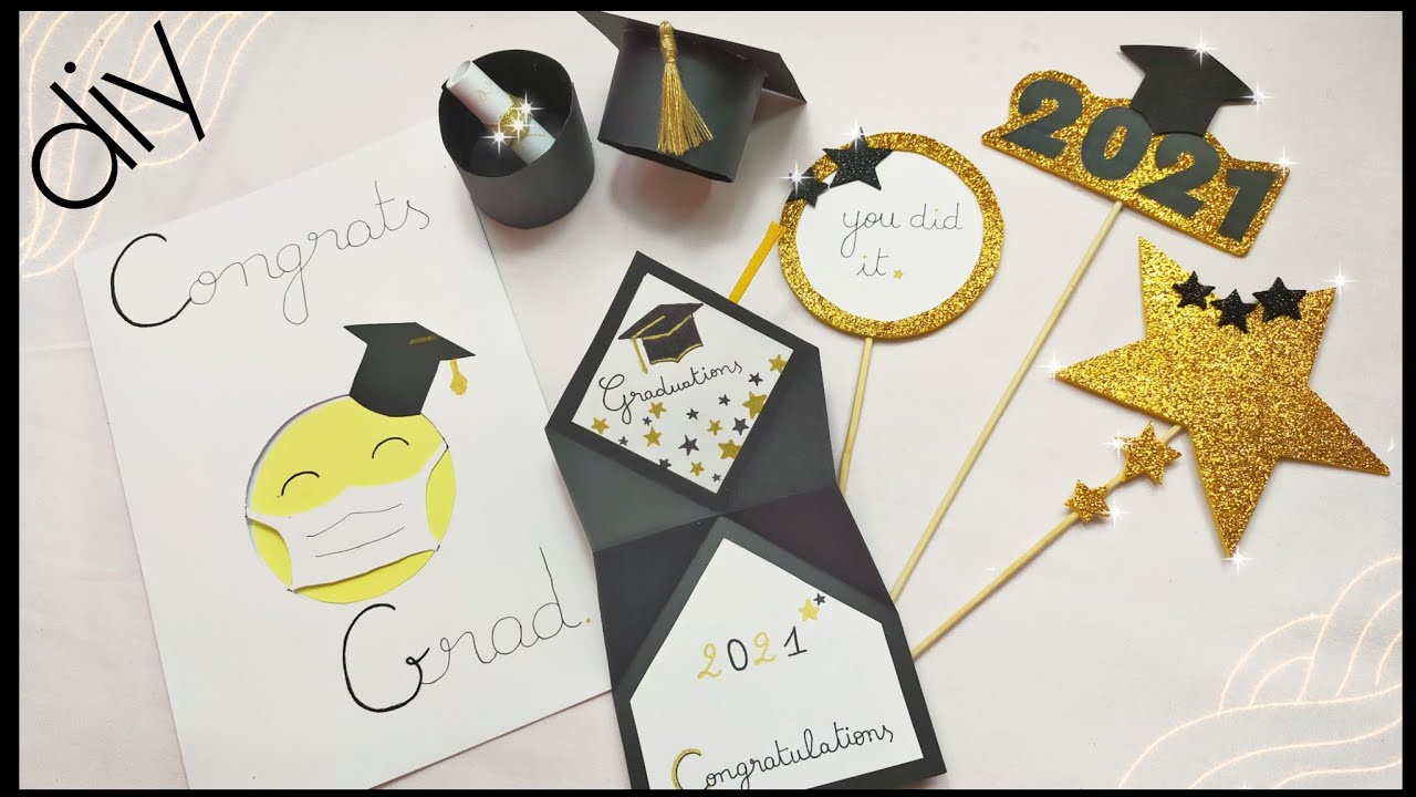 6 افكار رائعة و سهلة هدايا للتلاميذ.   6 wonderful and easy ideas to congratulate on graduation🧑‍🎓