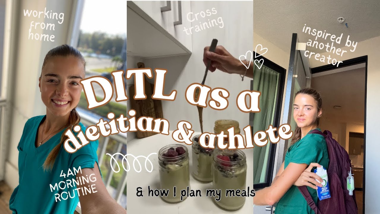 Sports Dietitian & Runner | 4am Morning Routines, Day in My Life + How I Plan My Meals