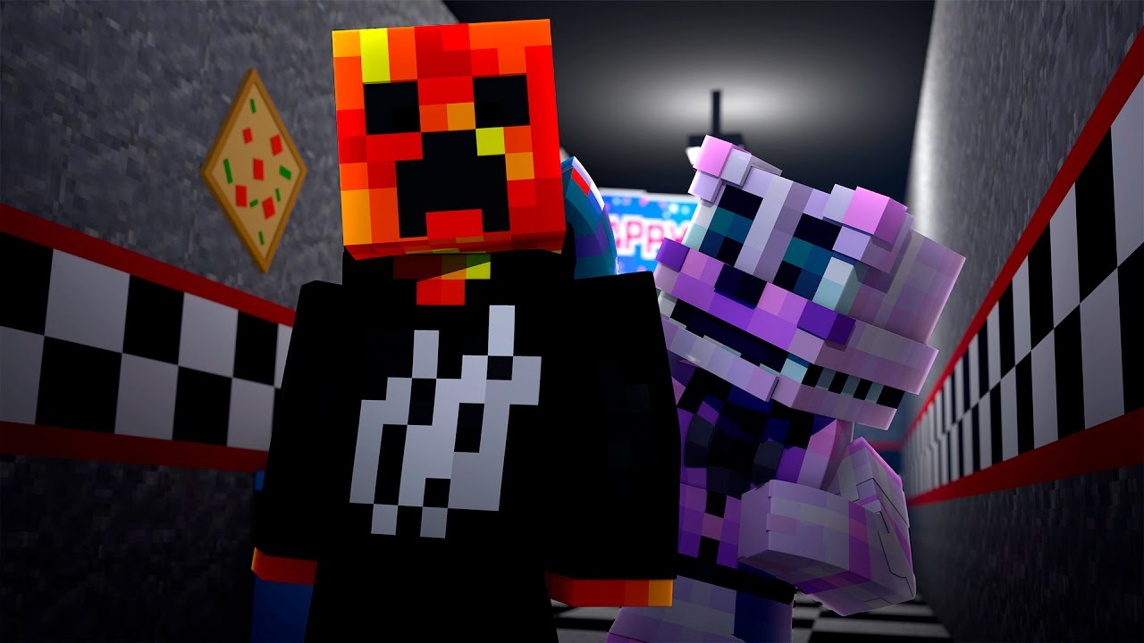 PRESTON VISITS FREDDY! Minecraft FNAF Sister Location HIDE N SEEK