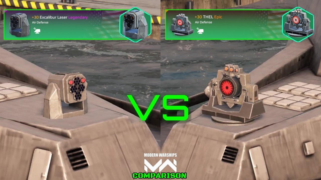Excalibur Laser VS THEL | Close In Weapon Systems Comparison | Modern Warships