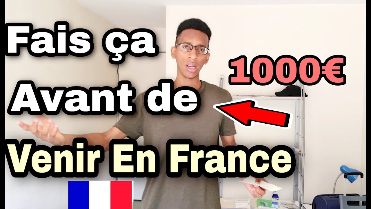 FAIS ÇA AVANT DE VENIR ÉTUDIER EN FRANCE 🇨🇵 frais à prévoir.