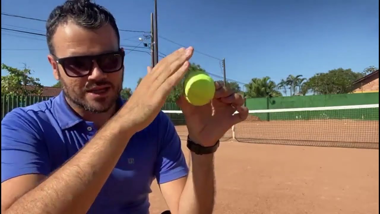 Como gerar efeitos na bola de Tênis #tennis #tennis #tennisplayer #tennistv
