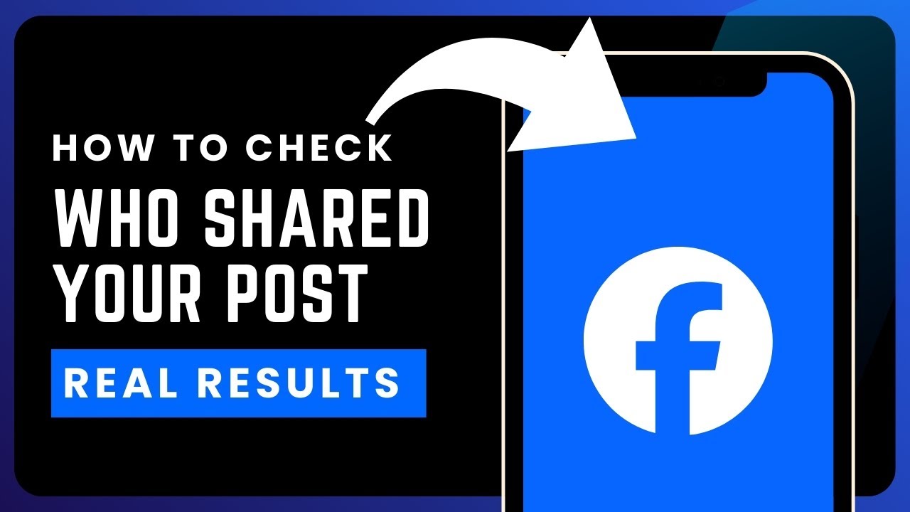 How To Check Who Shared Your Facebook Post (2026 Update)