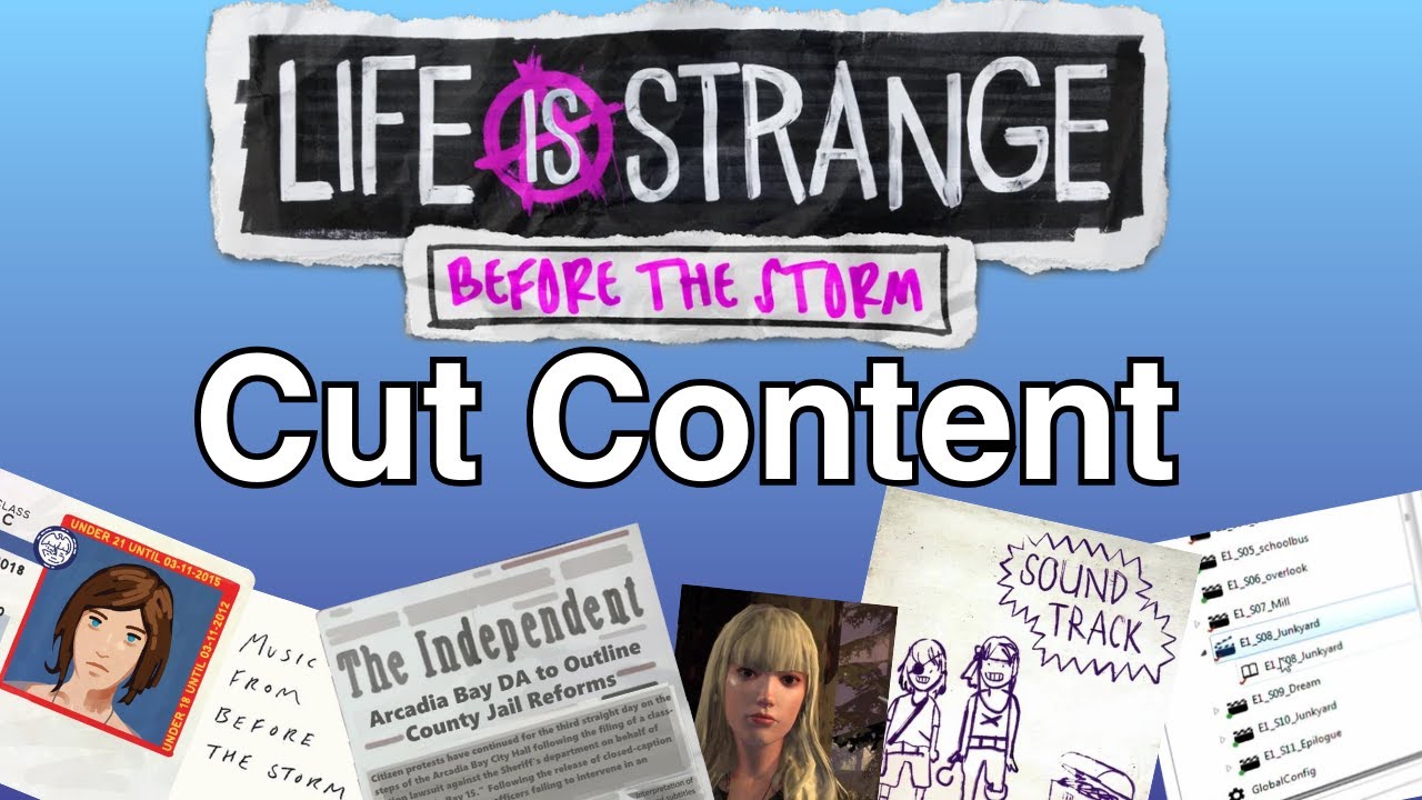 Life is Strange: Before The Storm Cut Content