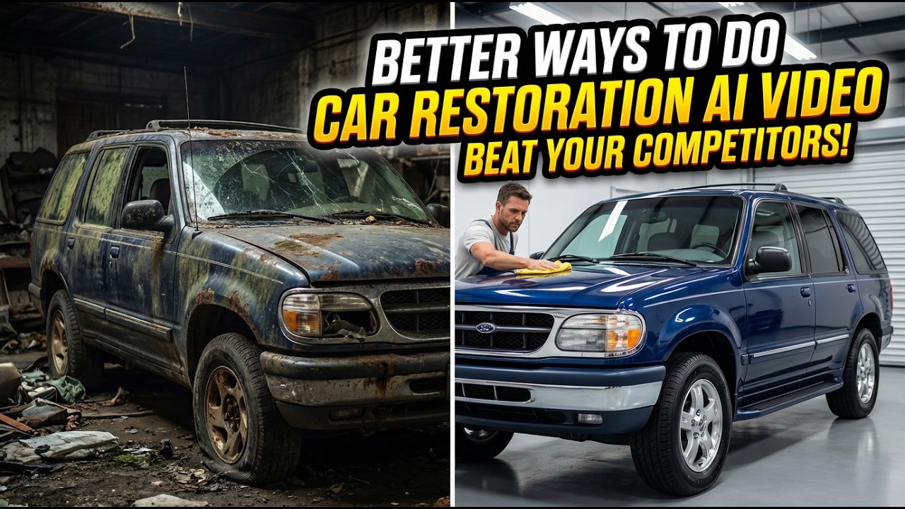 A Better Way to Create AI Car Restoration Videos (Faster Results + Best For YouTube Algorithm