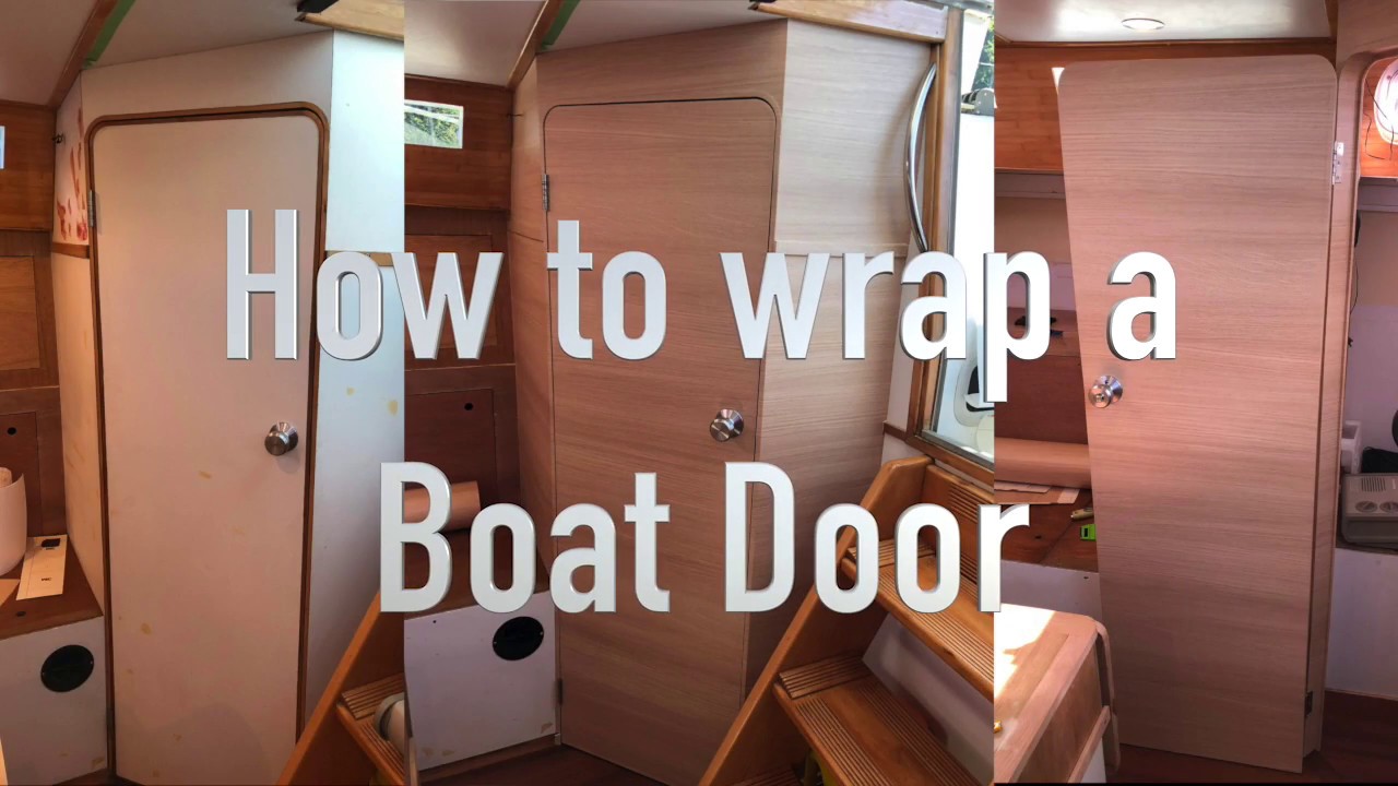 How to wrap a Boat Door using 3M Di-Noc Architectural films Rm wraps