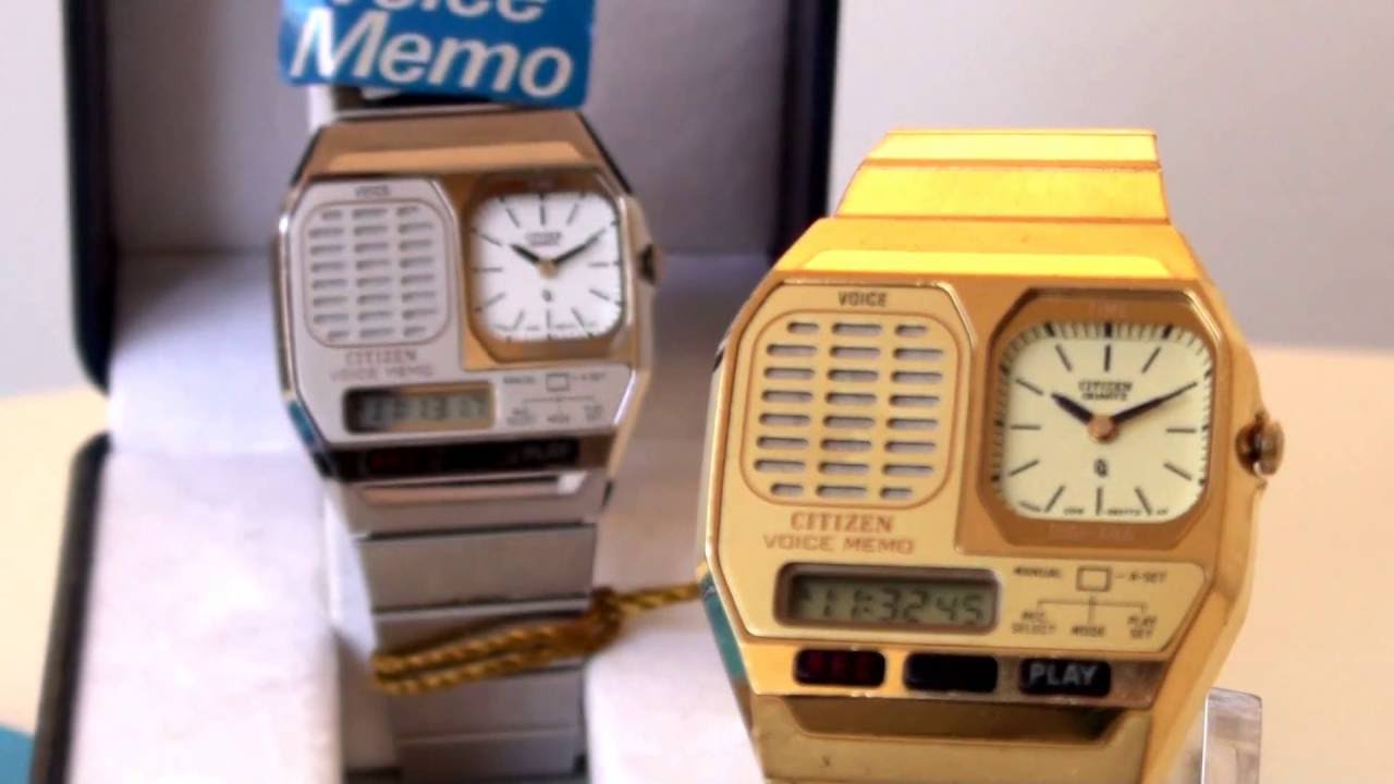 VintageDigitalWatches - Ep 1 - Citizen C010 Voice Memo part1