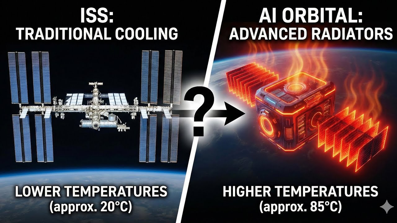 How Do You Cool a Supercomputer in Space? (Orbital AI Cooling)