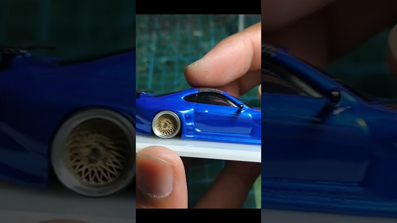 custom hot wheels - toyota supra mk4 bodykit #toyotasupramk4 #magetandiecast #customhotwheels