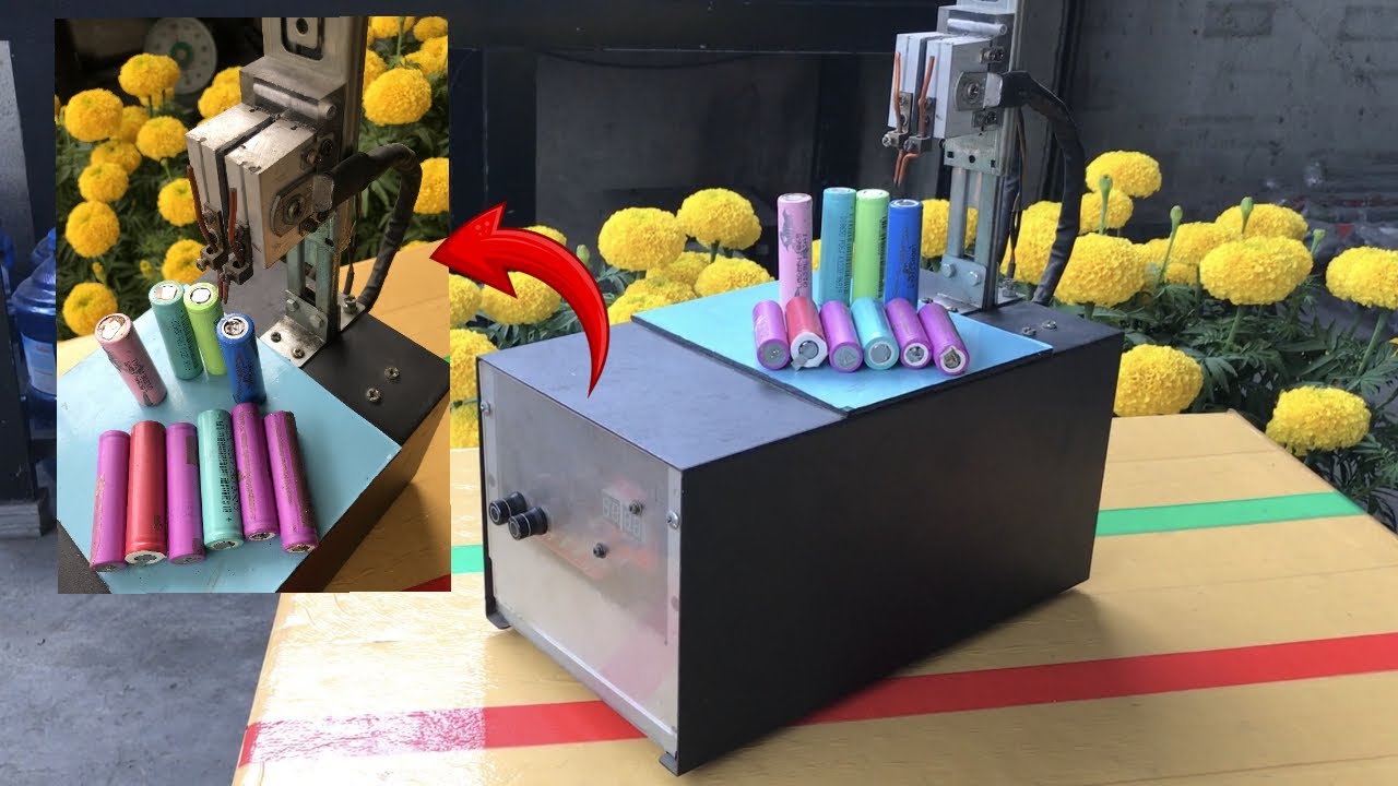 How to Make a Simple Battery Cell Welding Machine from a Microwave Transformer V1