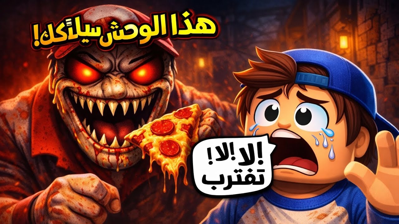 حاولت اهرب من بابا بيتزا  escape papa pizza  😱🍕