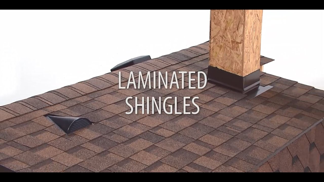 Installing laminated roof shingles
