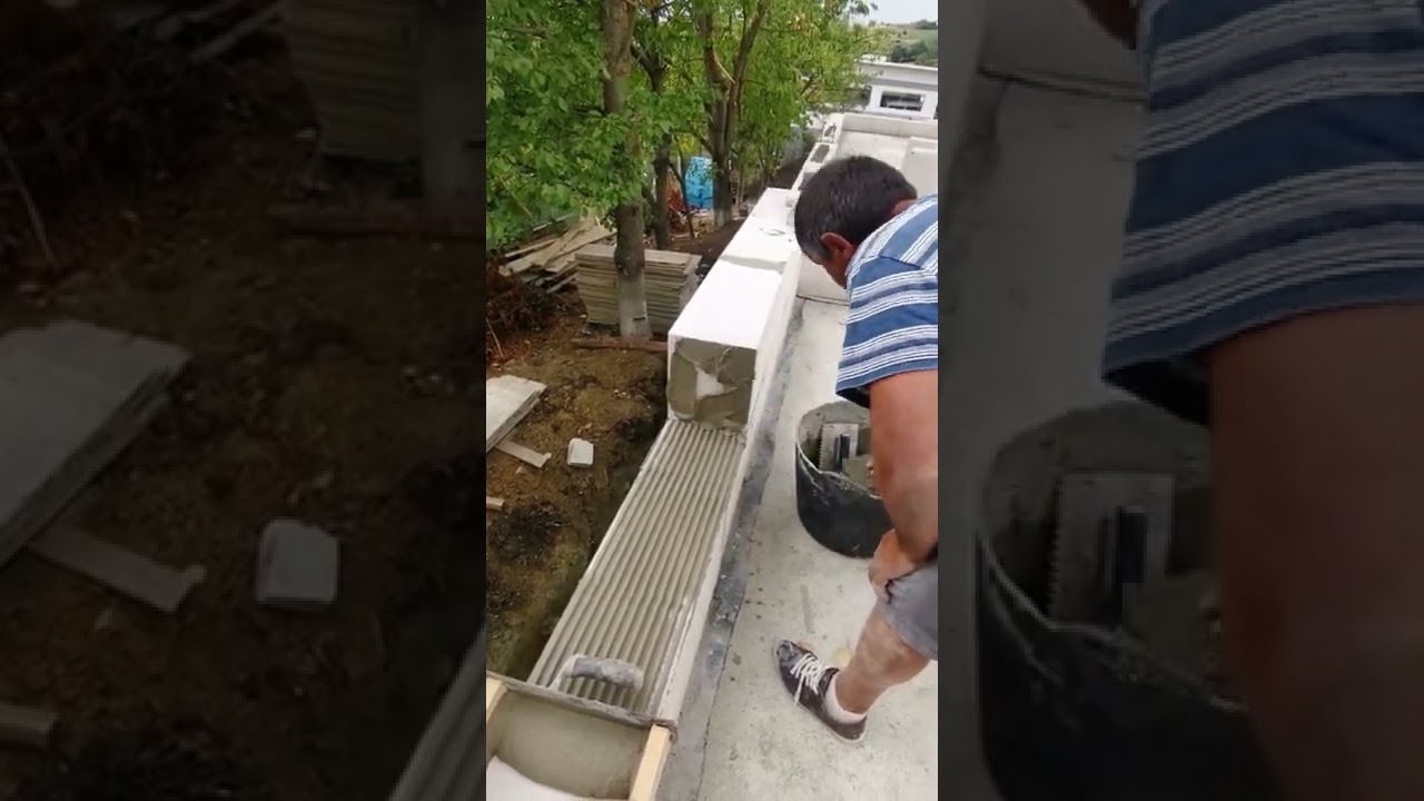 Zidire rapida BCA DIY cu dispozitiv home made pentru aplicarea adezivului de 