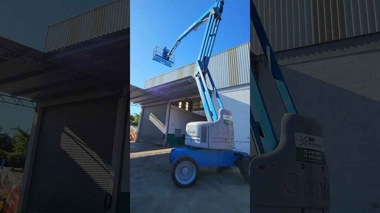 PLATAFORMA ELEVATORIA Z60 DA GENIE BR PLATAFORMAS SHORTS