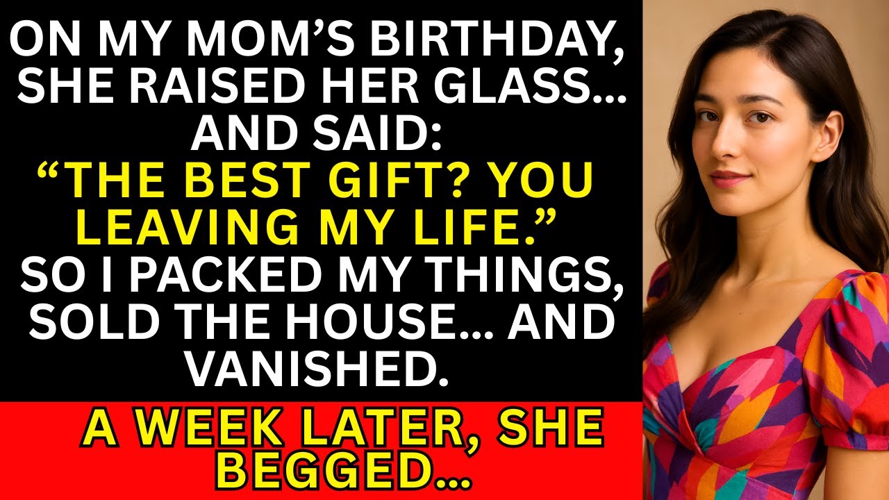 On My Mom’s Birthday, She Said: “The Best Gift? You Leaving My Life.” So I Vanished…